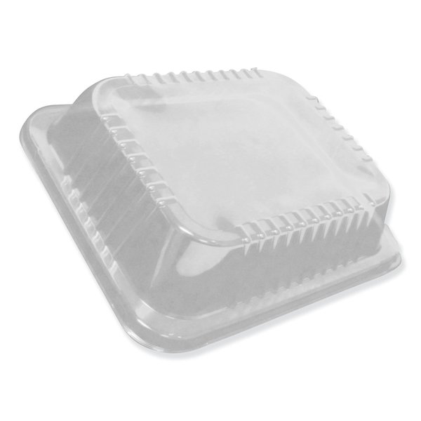 Durable Packaging Dome Lids for 10 1/2 x 12 5/8 Oblong Containers, High Dome, PK100 P4200100